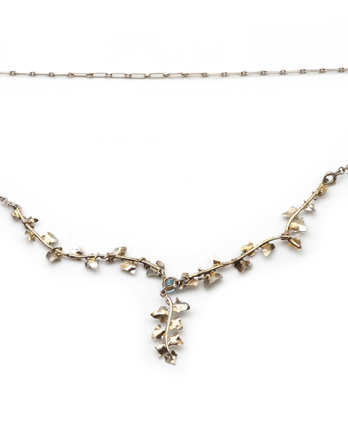 Collier Art Nouveau lierre en or