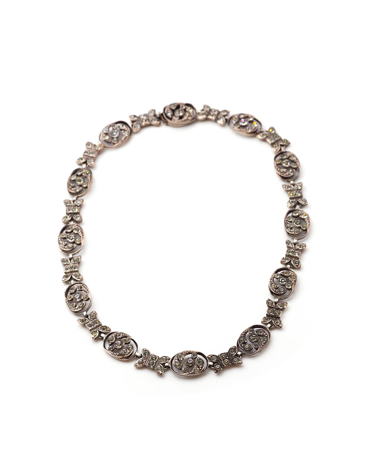 Collier ancien pierre de rhin
