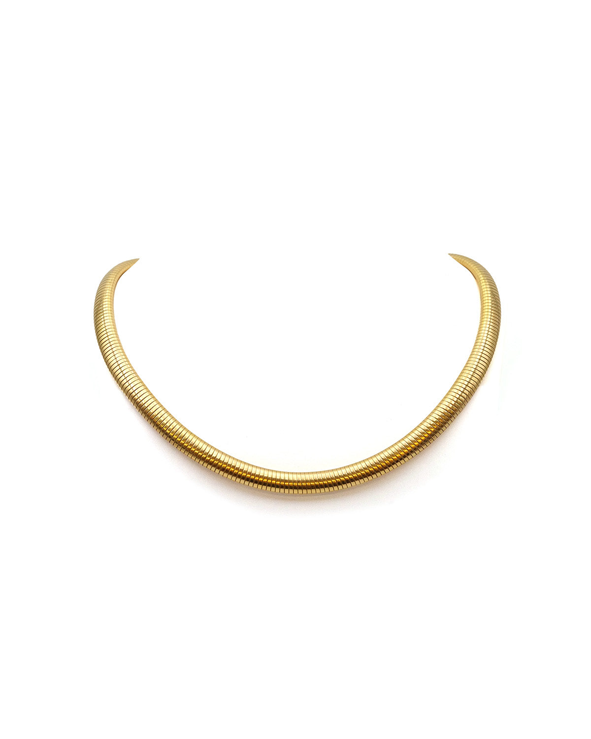 Collier tubogas en or