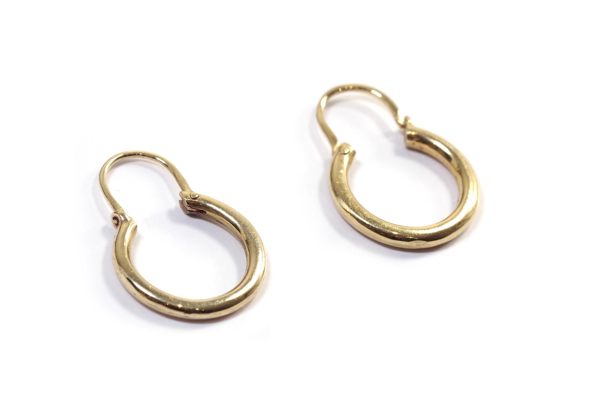 gold hoop earrings