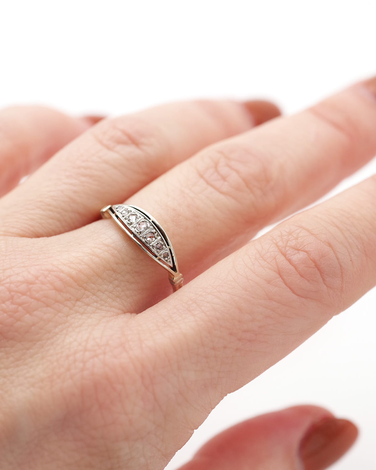 Diamond band ring
