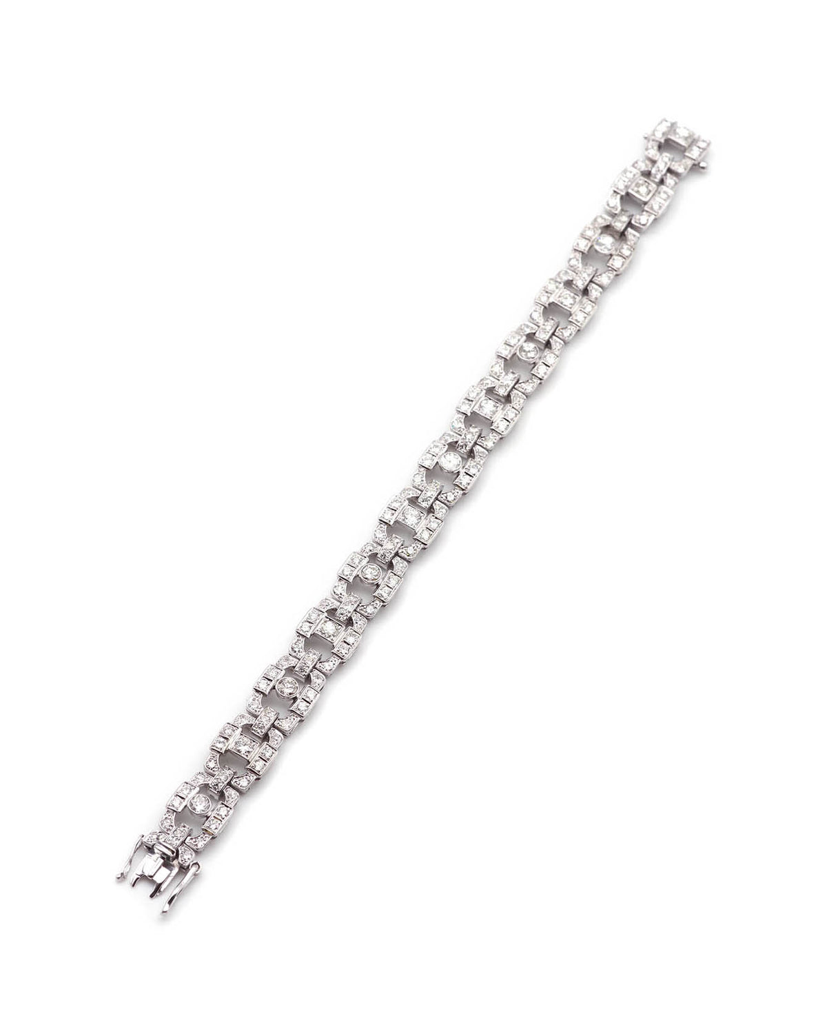 bracelet diamants en or blanc