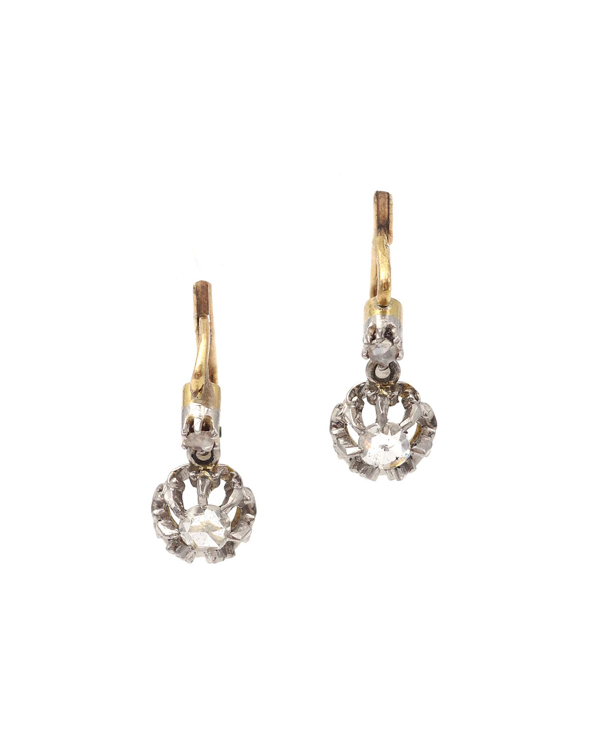 Edwardian diamond 0.20 ct earrings