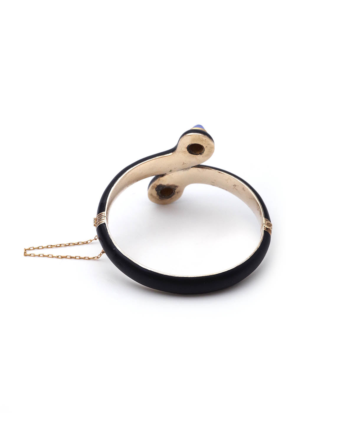 14k gold black bracelet