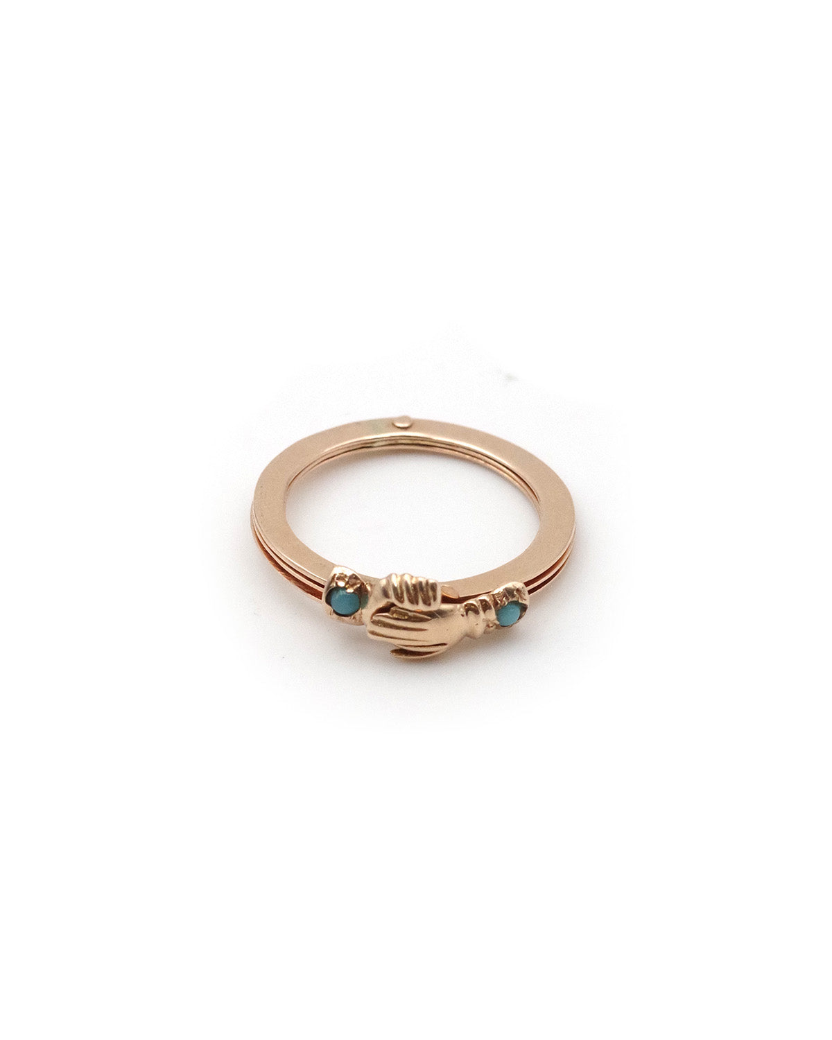Fede turquoise ring