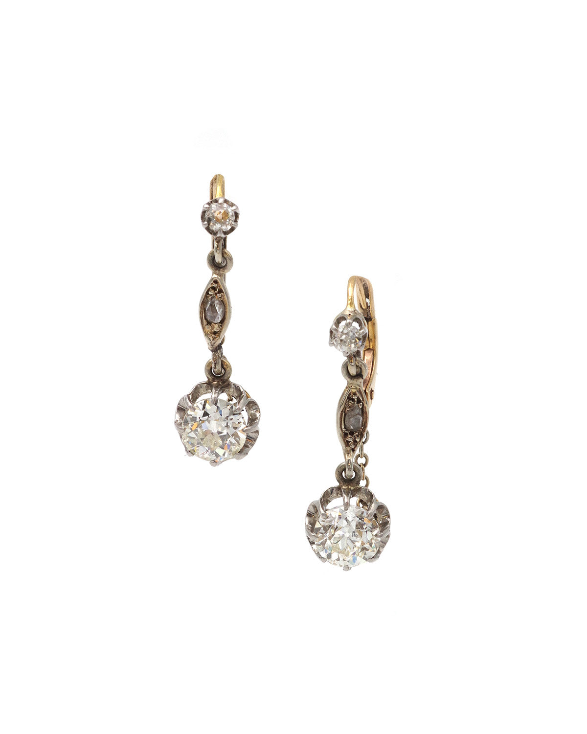 Boucles d'oreille Diamants de 2.46 cts