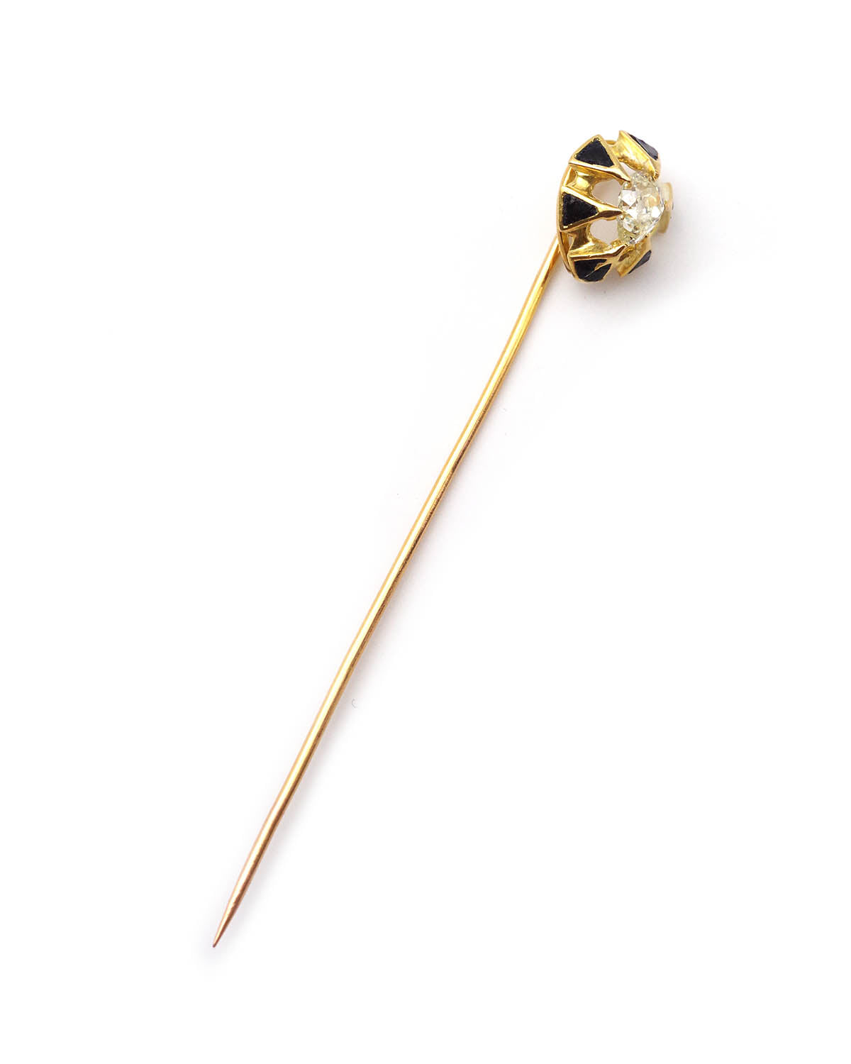 Edwardian enamel tie pin
