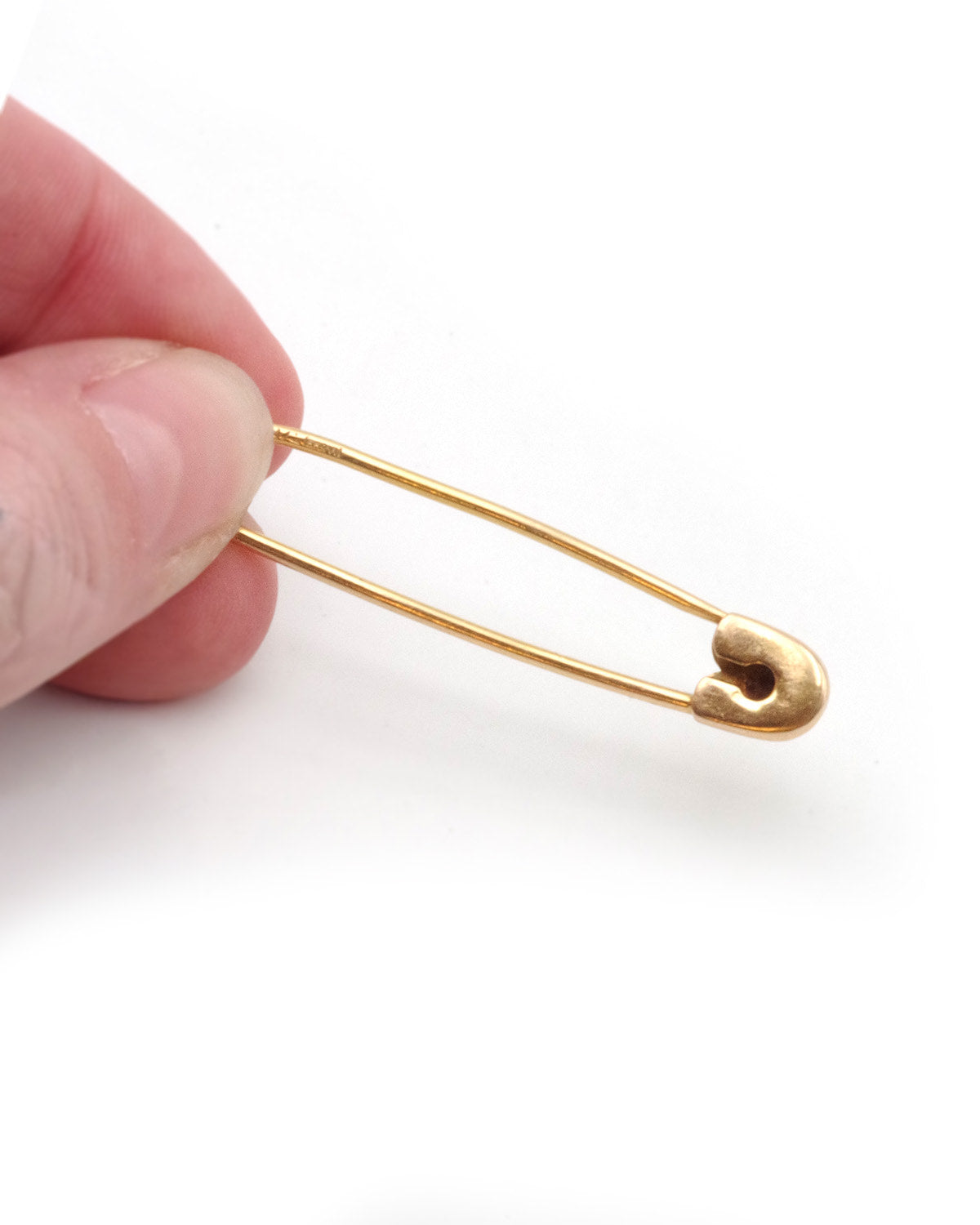 Epingle a nourrice en or