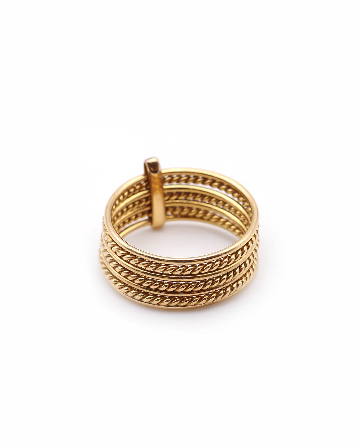 bague semainier en or