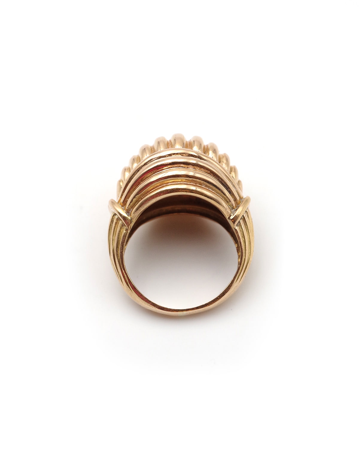 Bague cocktail en or massif