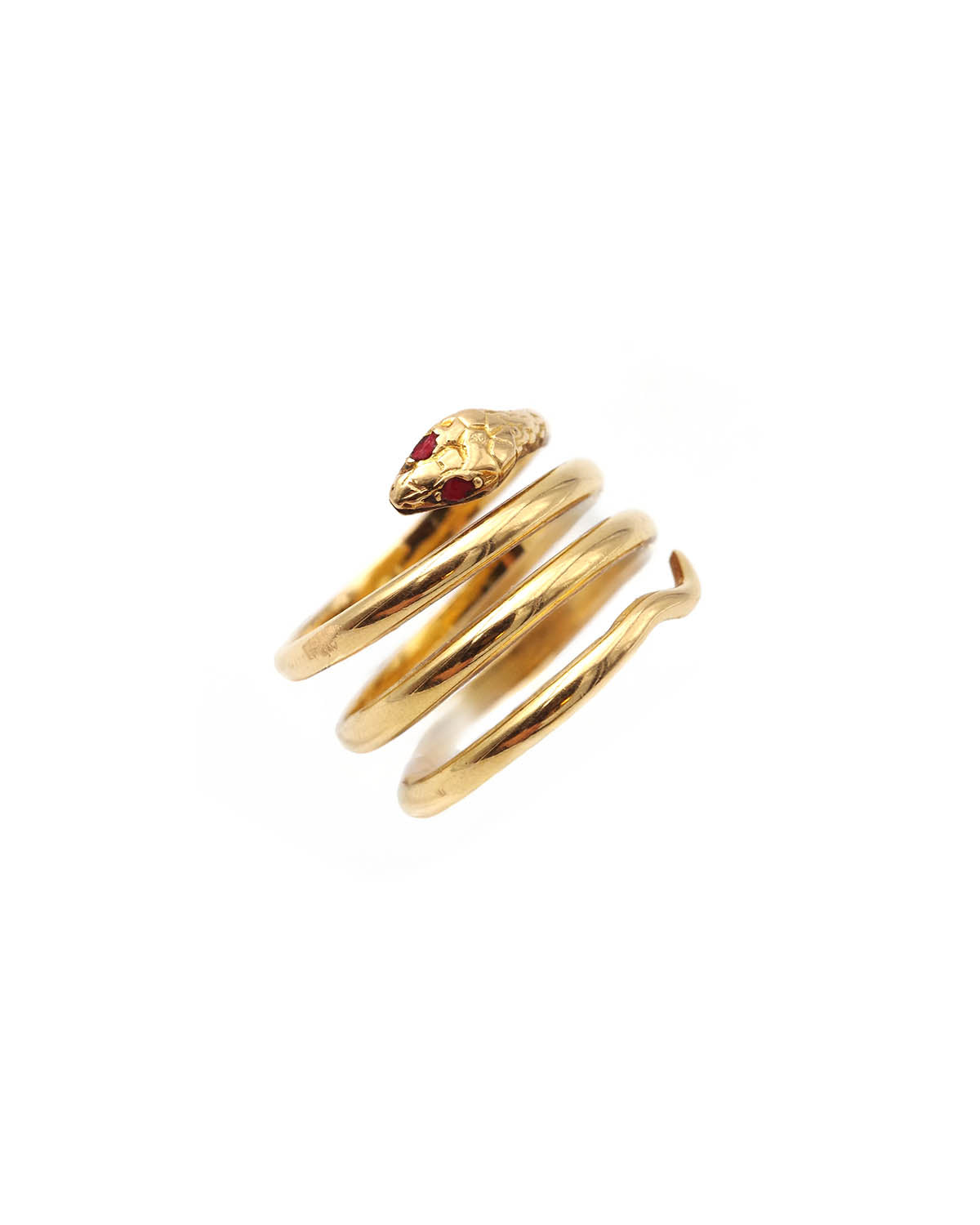 bague émail serpent animal