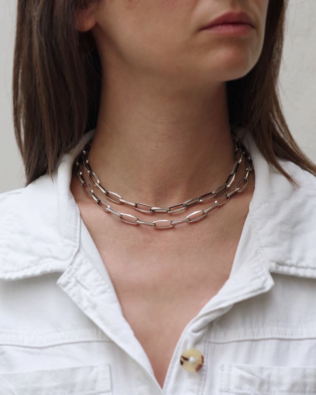 Chaine italienne en argent