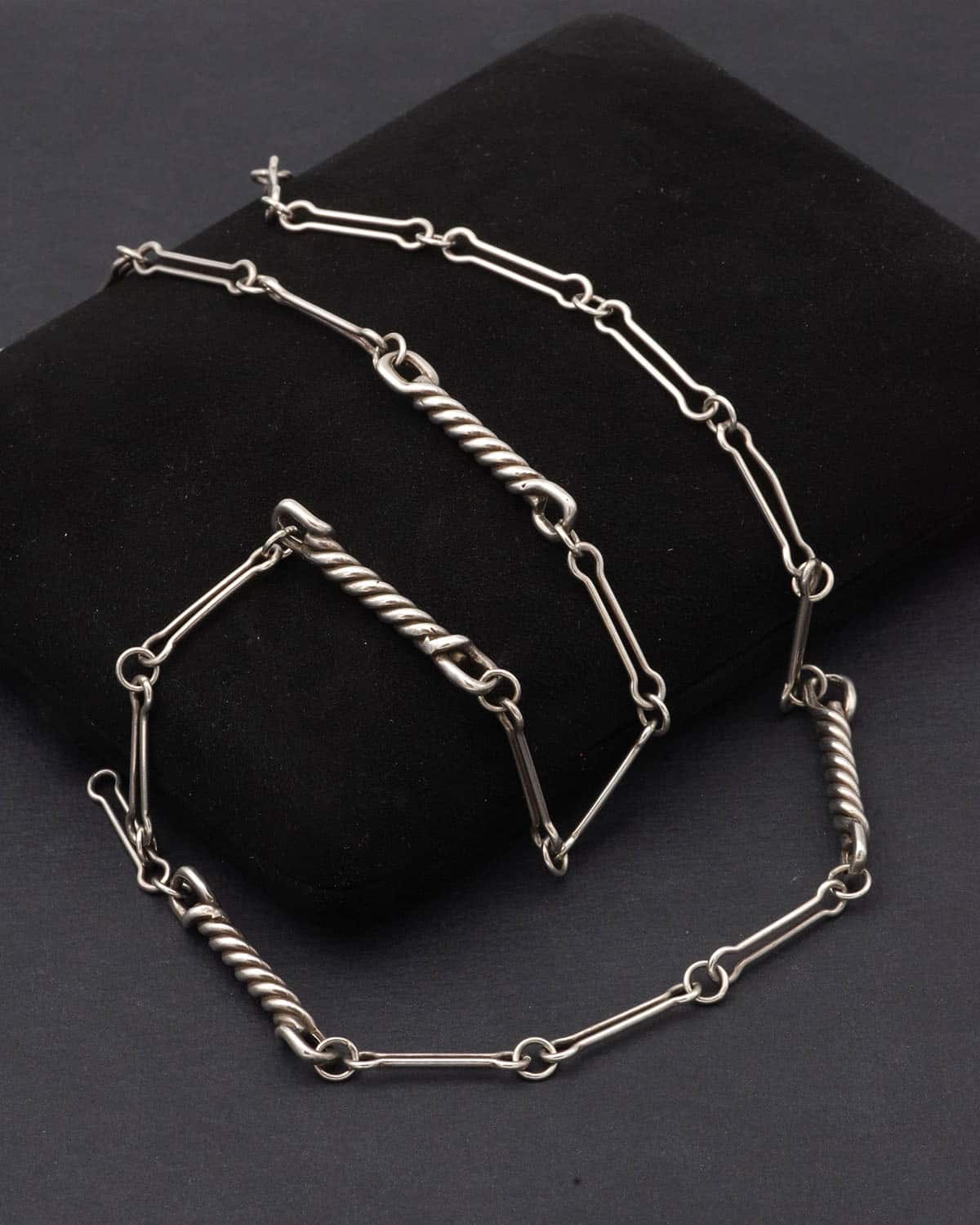 collier sautoir en argent gucci