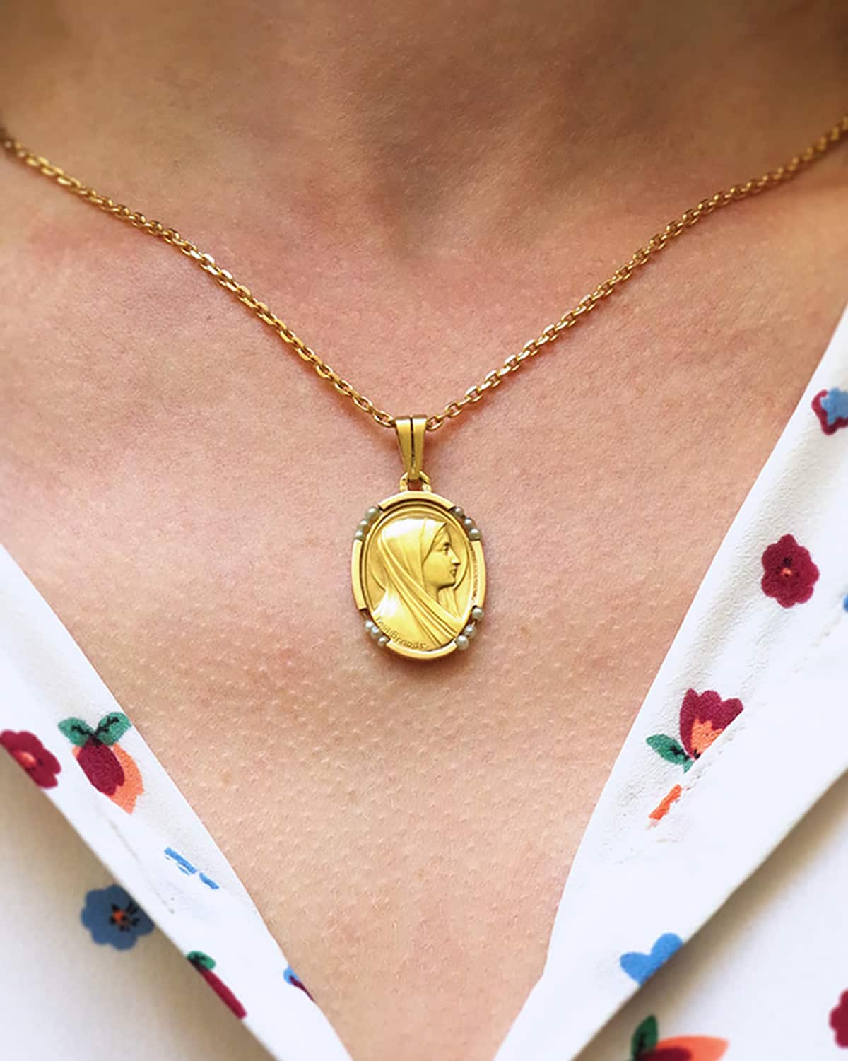 Médaille vierge marie Paul brandt