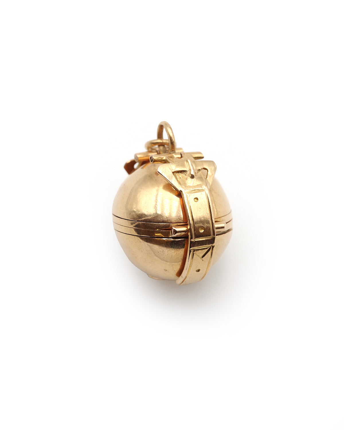 Victorian orb locket pendant