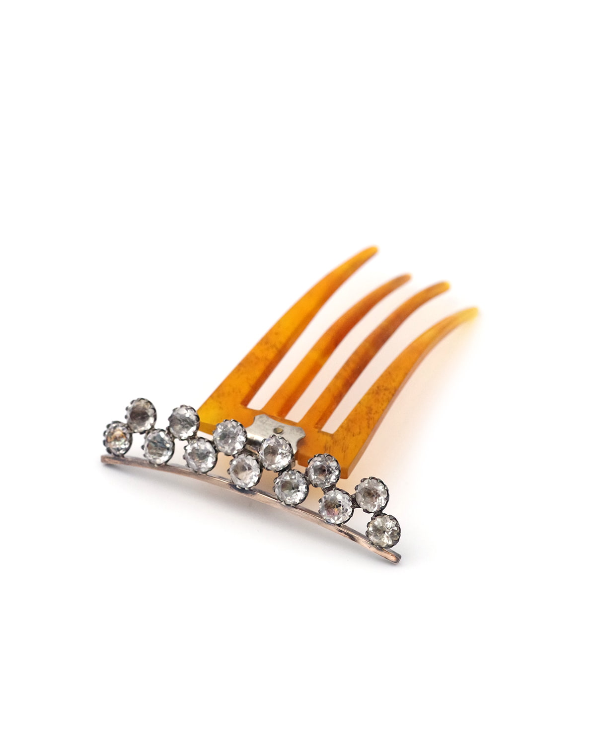 Antique silver wedding comb