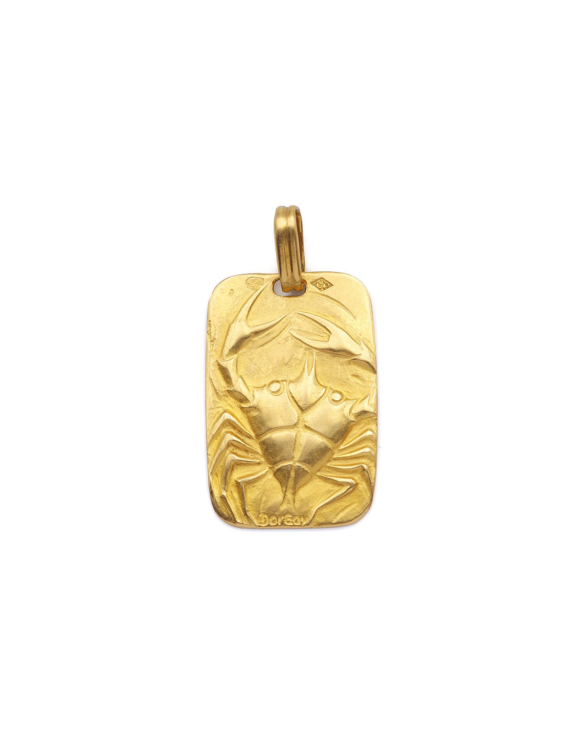 Pendentif médaille astrologique cancer