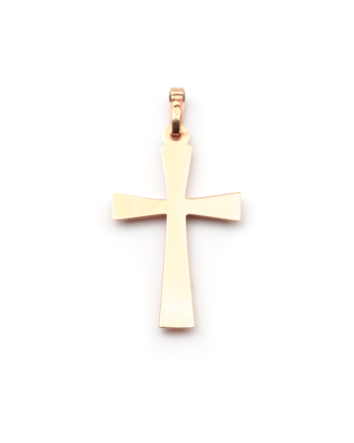 Croix vintage en or 18k