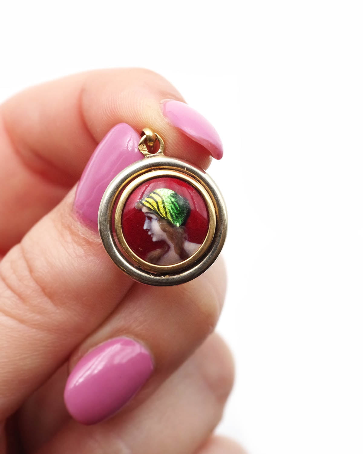 Pendentif emaux de Limoges