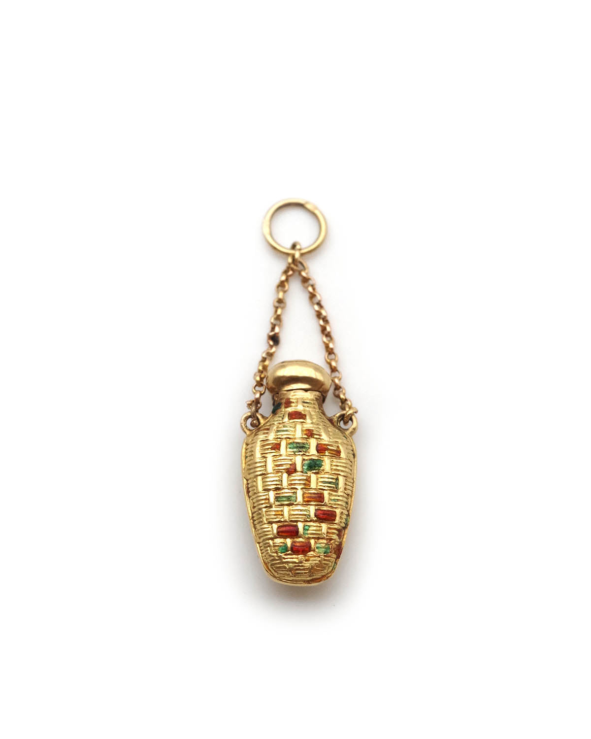 Antique perfume bottle pendant