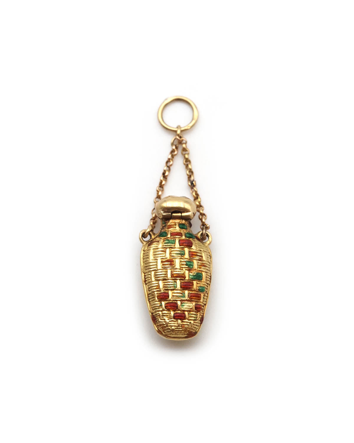 Antique perfume bottle pendant