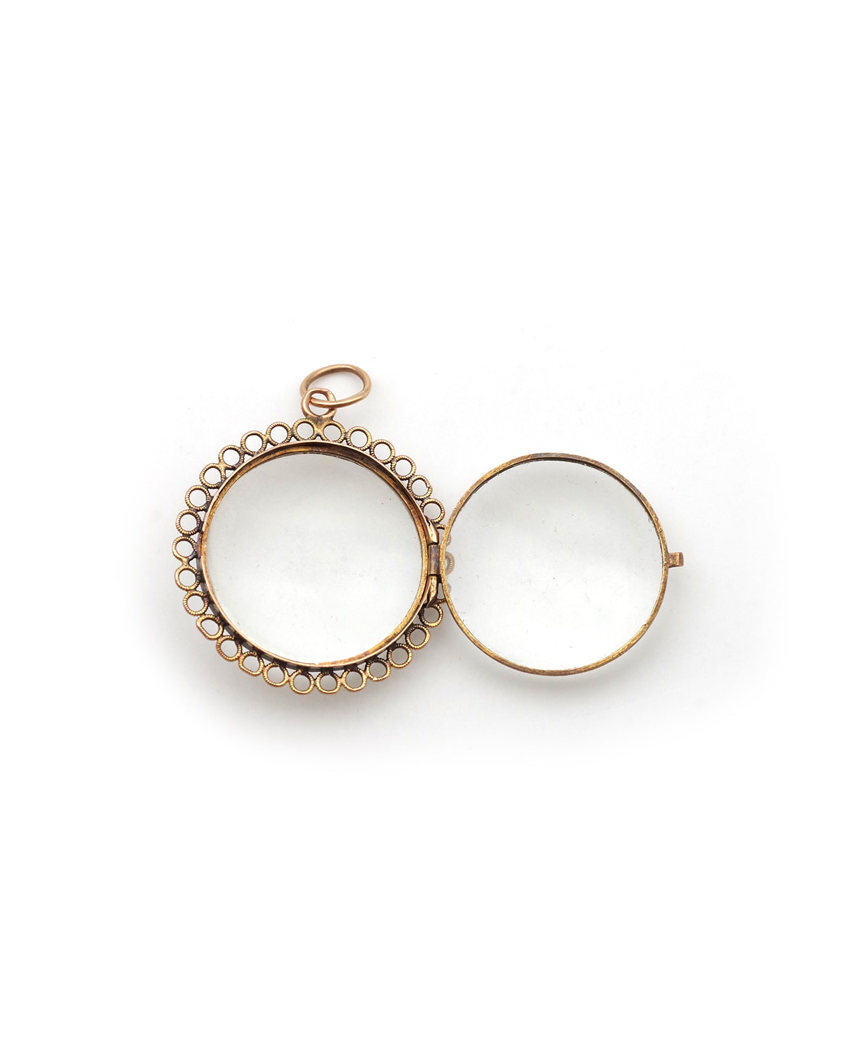 Victorian photo locket pendant