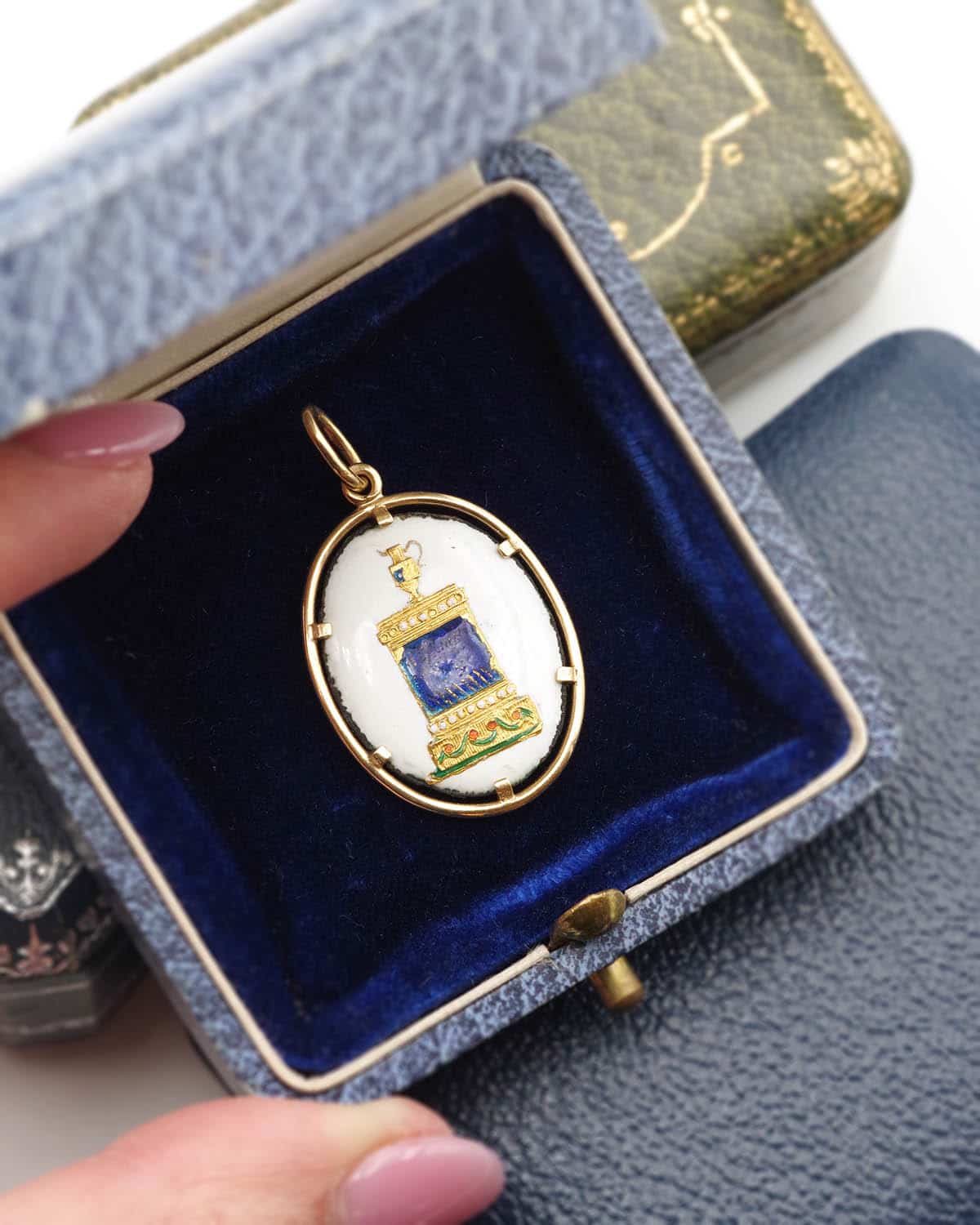 Pendentif Souvenir émail