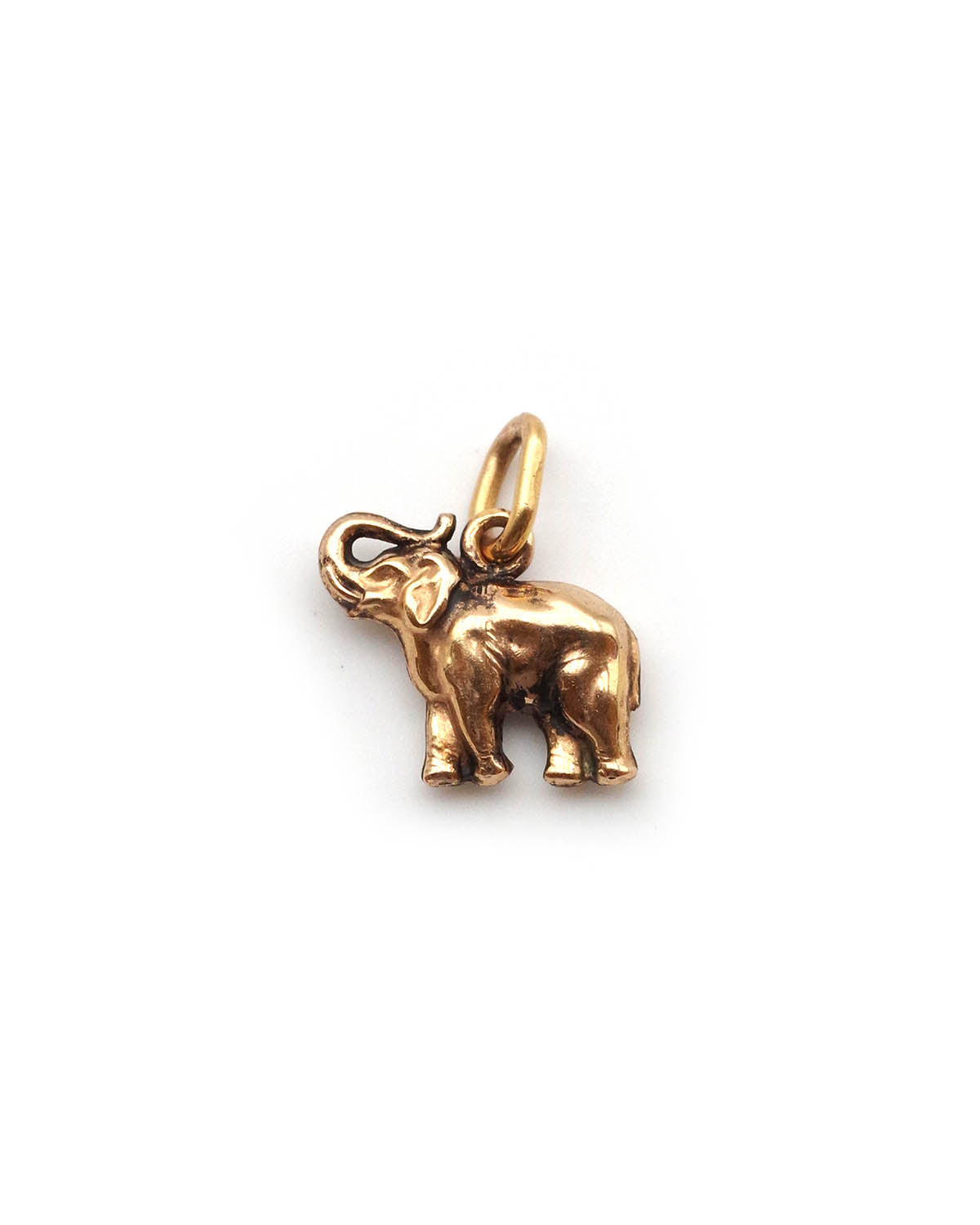 lucky gold elephant pendant