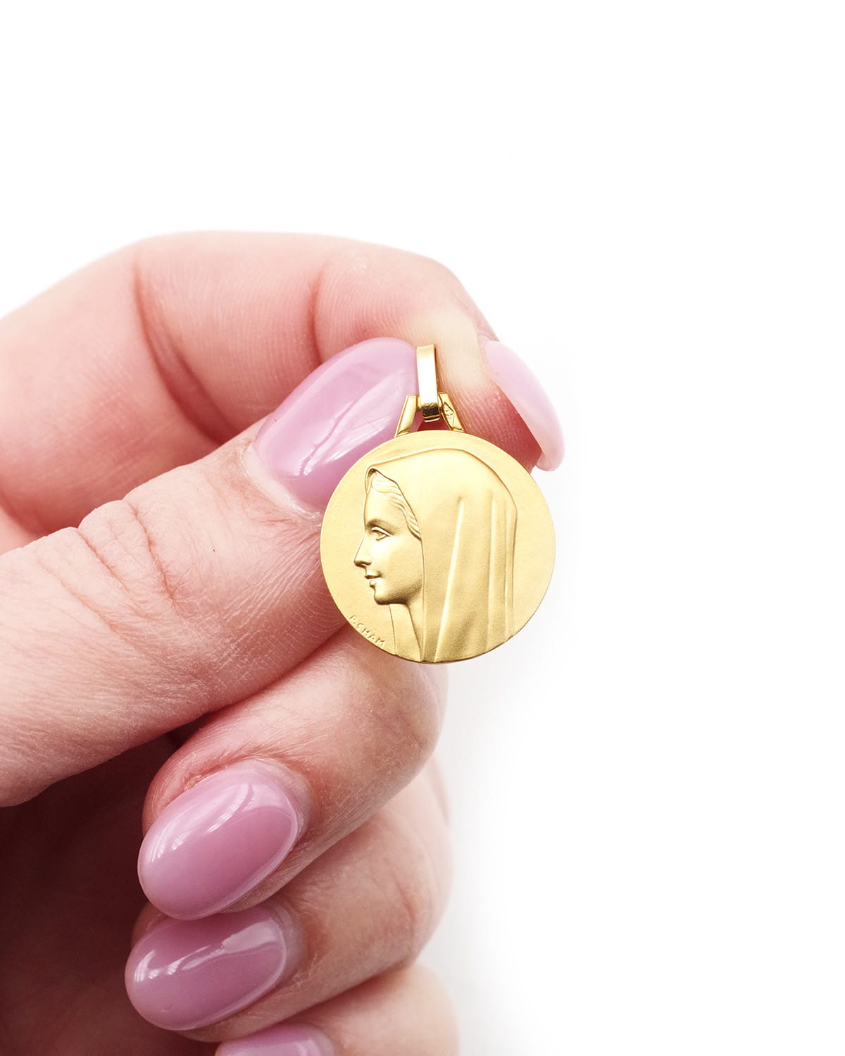 Pendentif religieux Vierge Marie pour communion