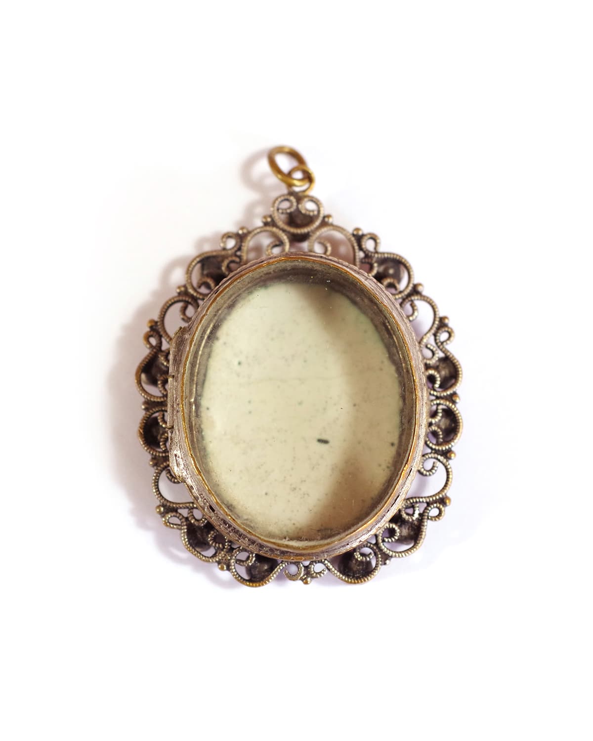 Antique french pendant locket