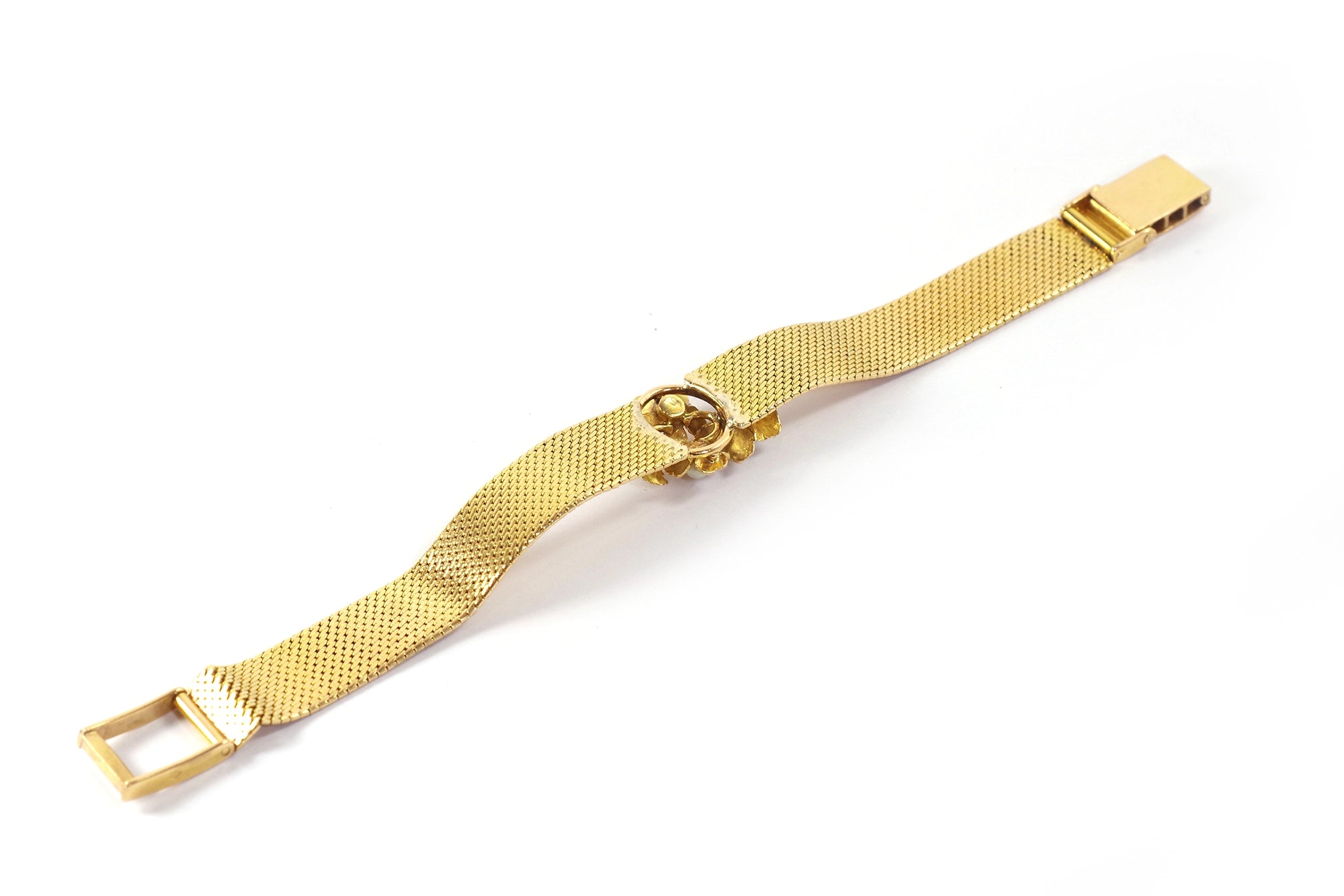 bracelet en or et turquoise