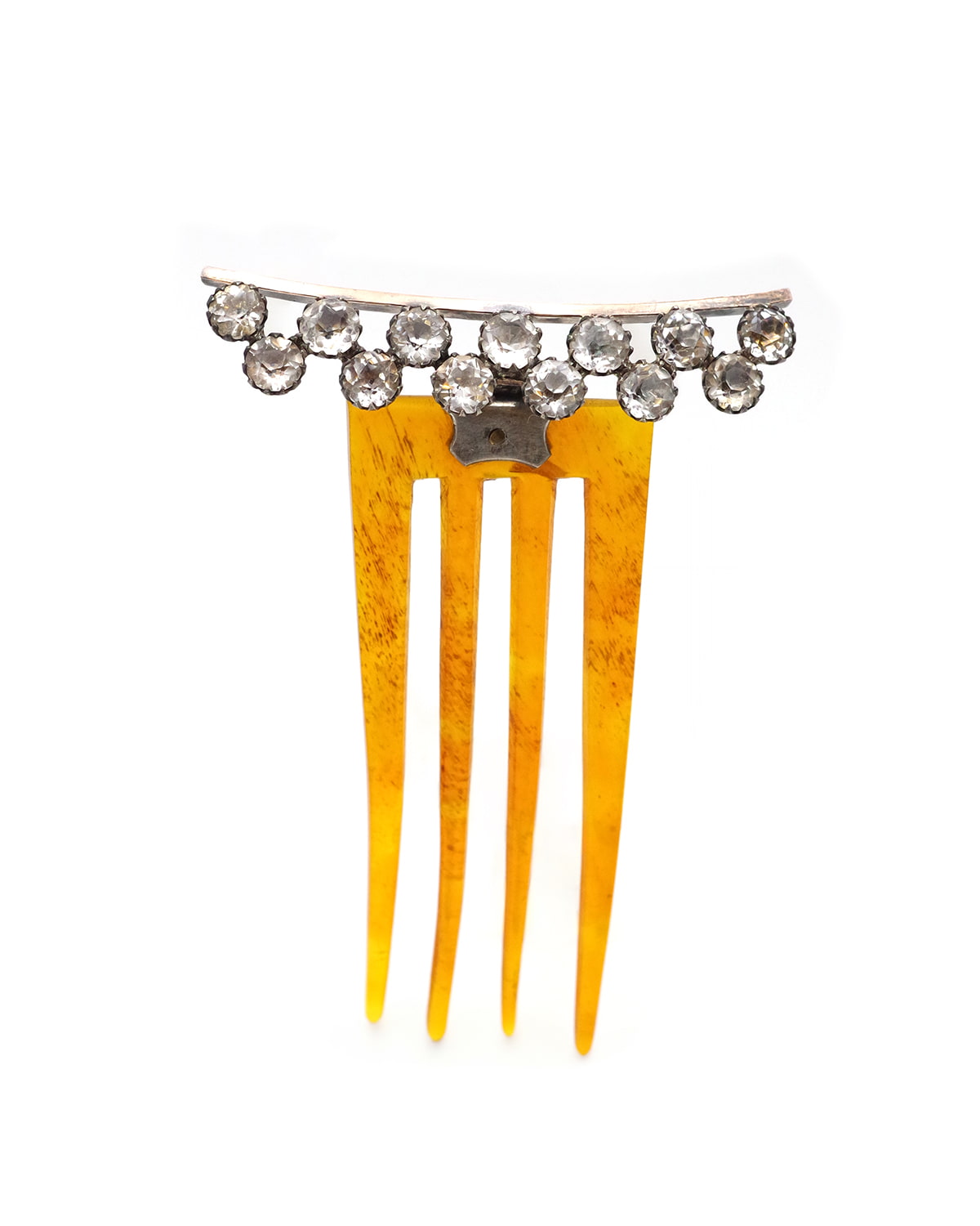 peigne ancien mariage en argent