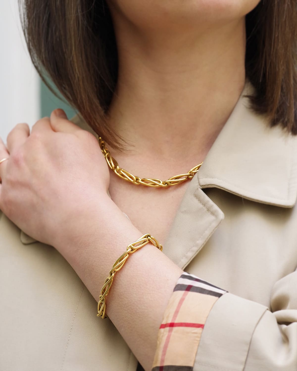 Space age necklace from Gay Freres