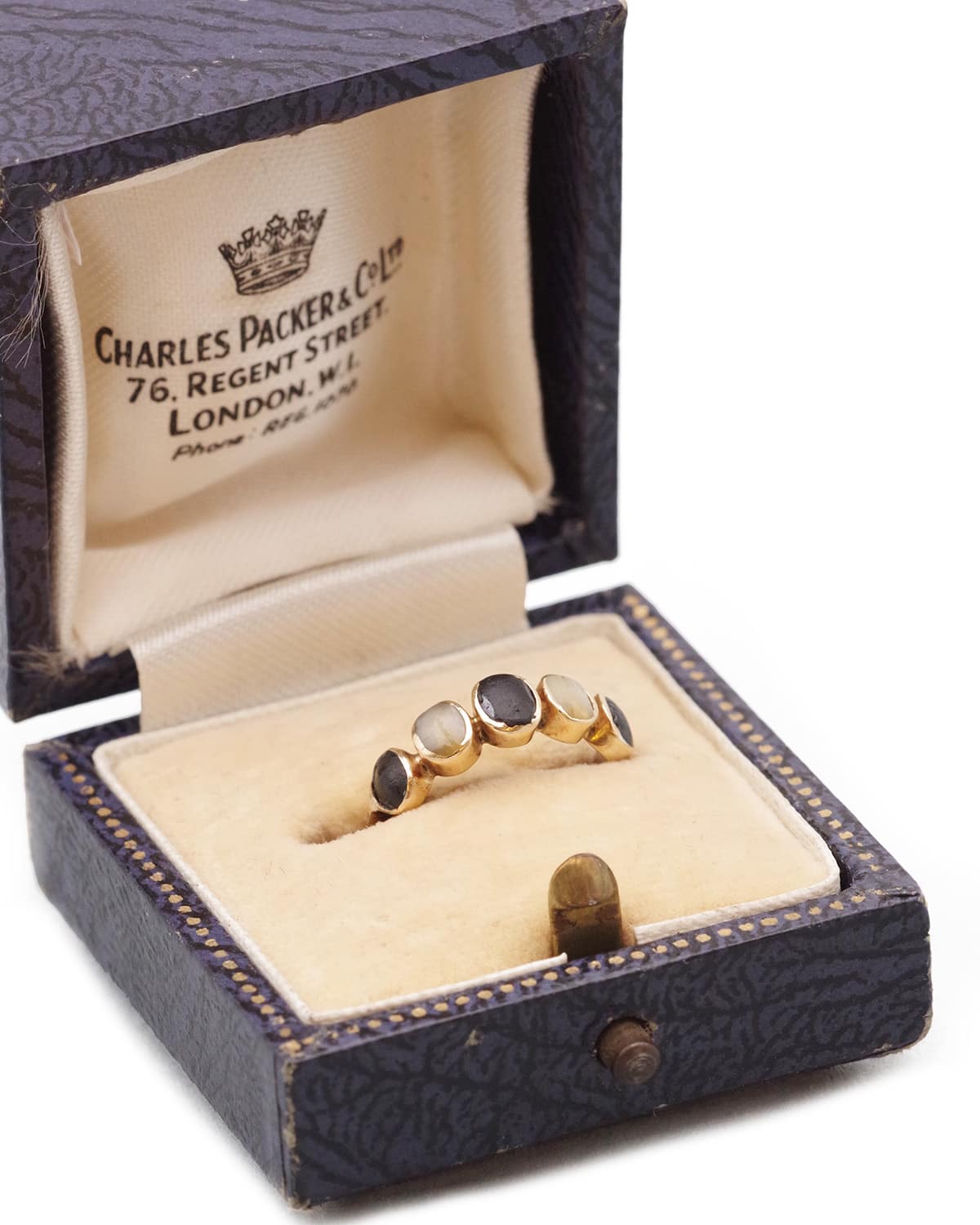 Bague ancienne jarretière