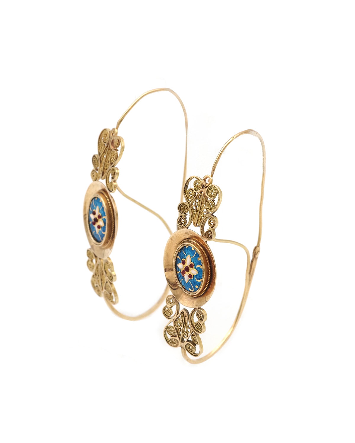 victorian poissardes earrings