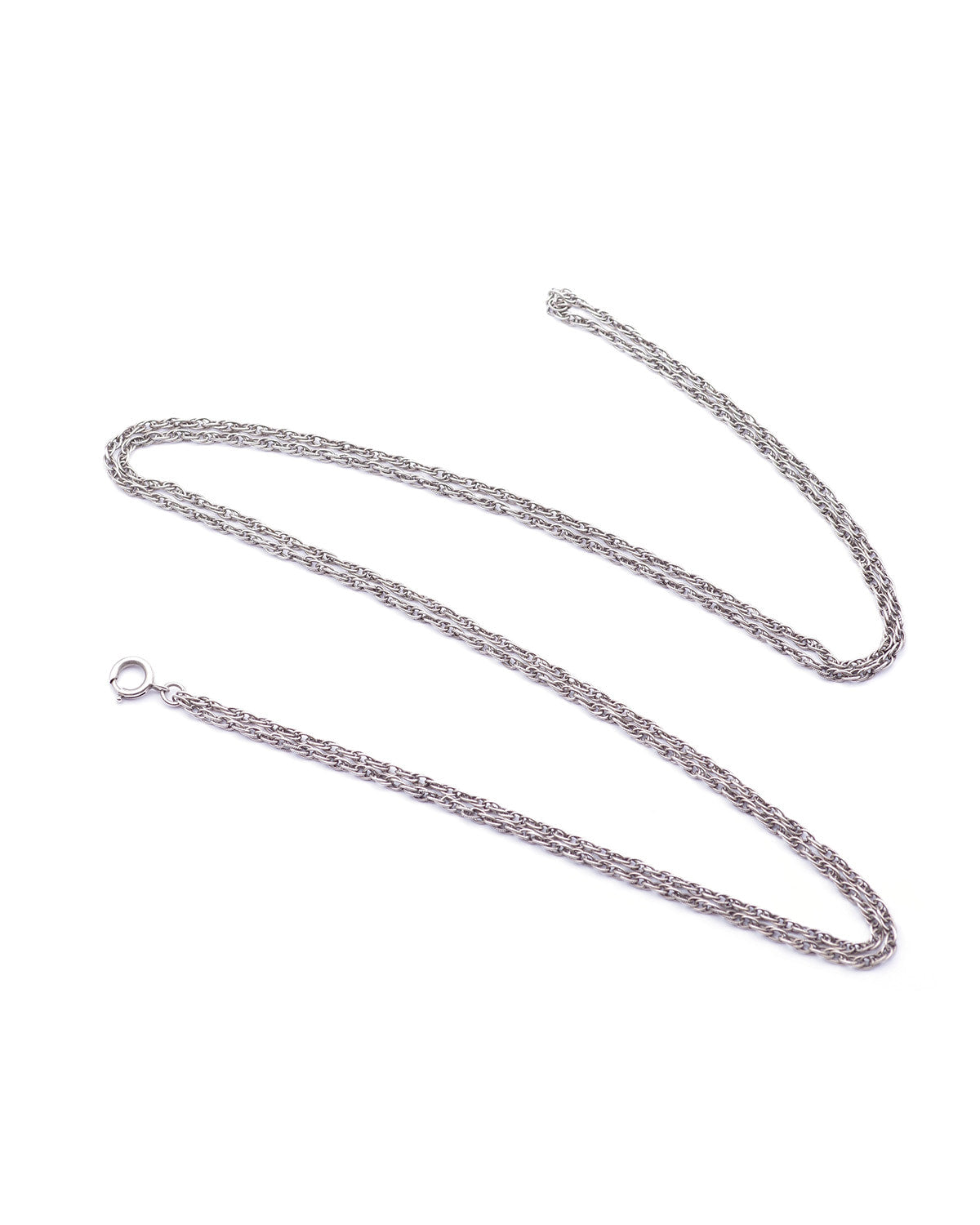 victorian silver chain necklace