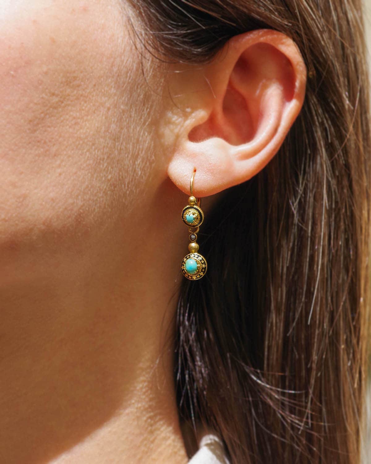 Boucles d'oreille ancienne