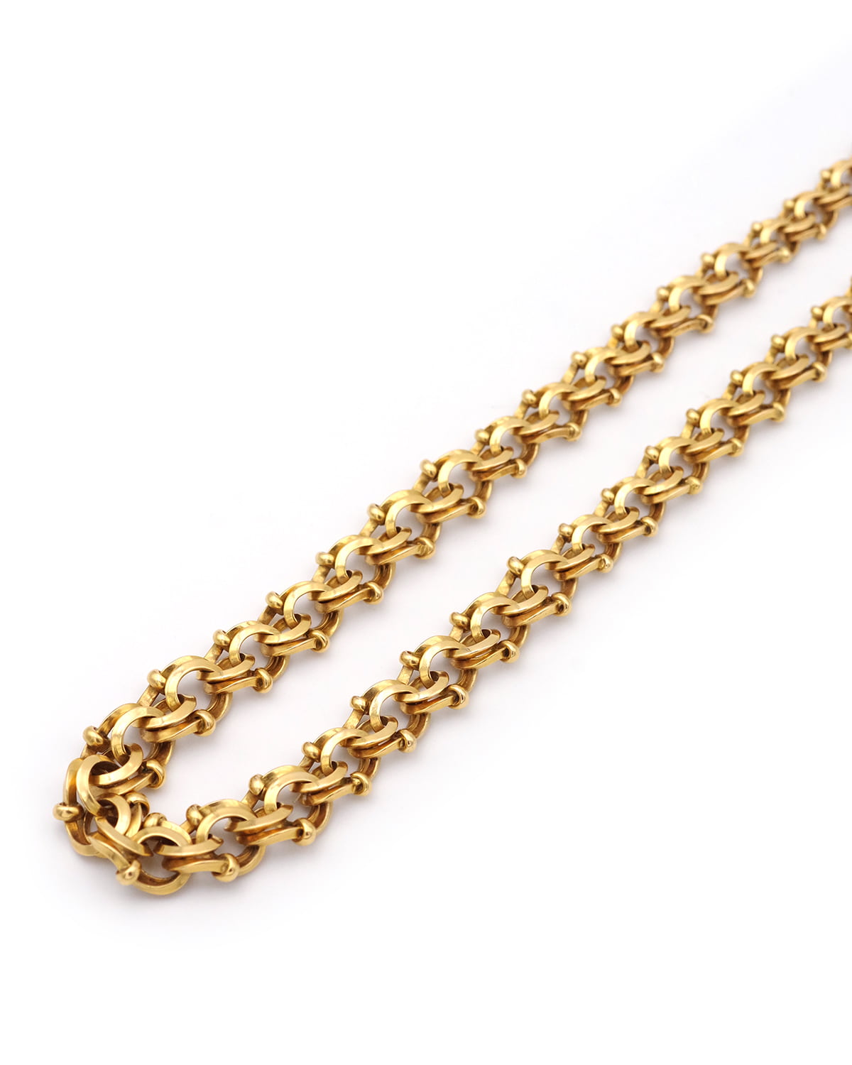 Collier ancien grosse maille