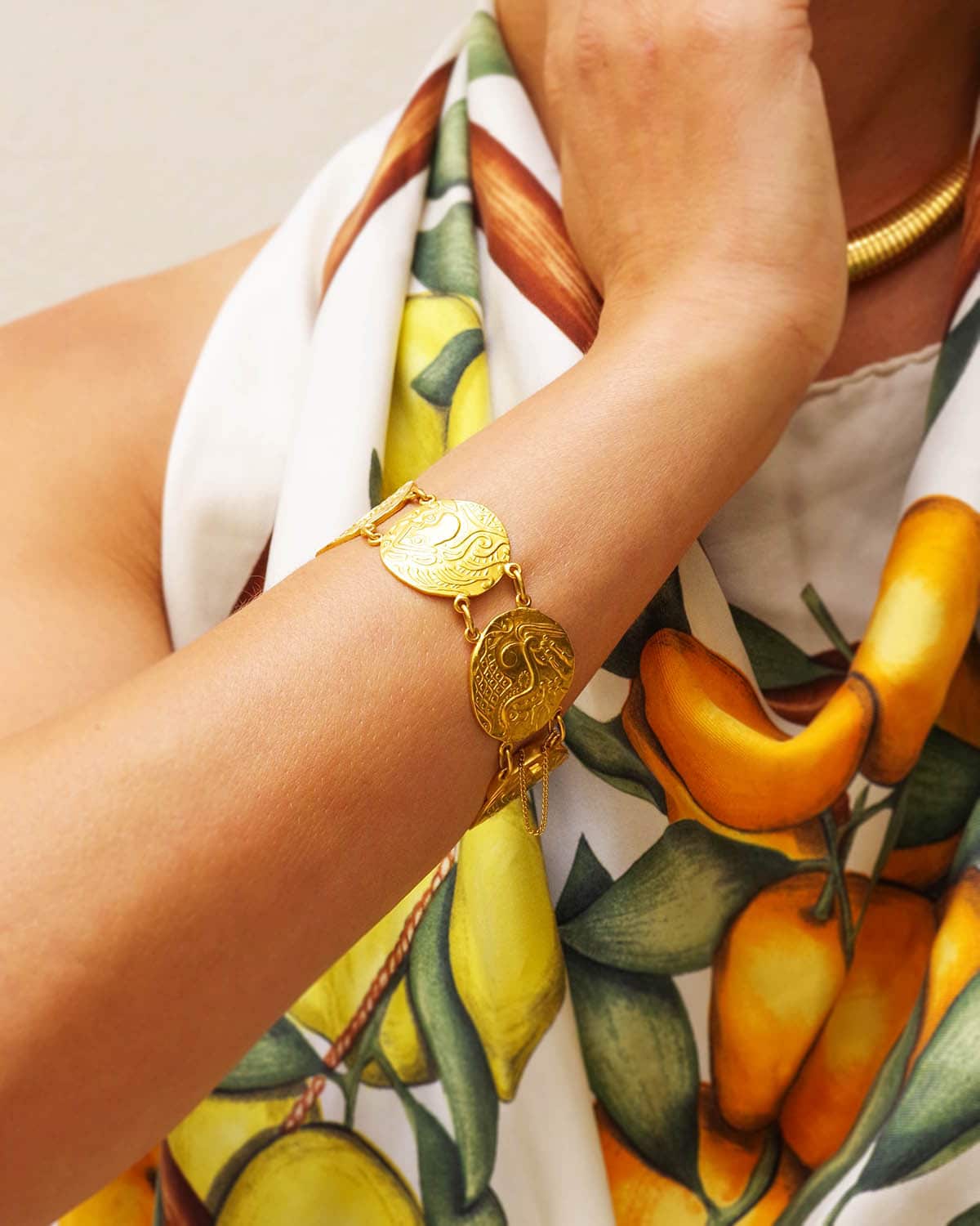 Bracelet de la monnaie de paris en or 22k