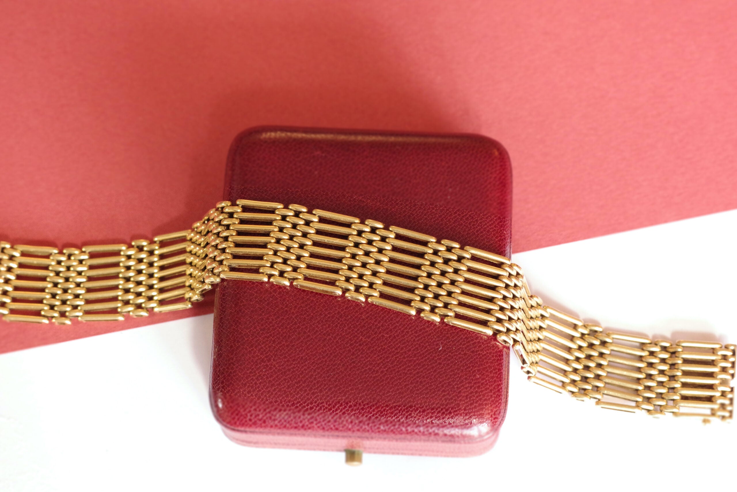 bracelet articulé en or