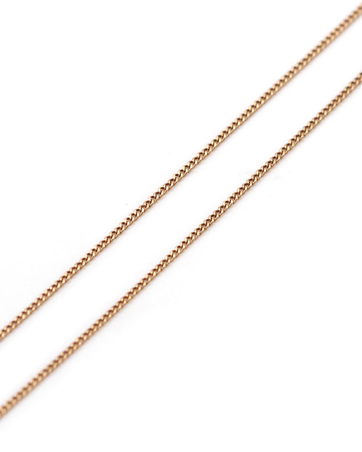 vintage curb chain in gold