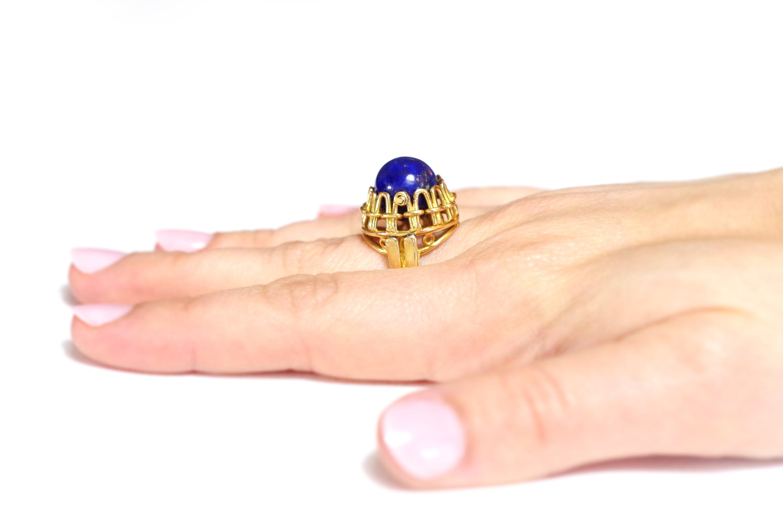 bague lapis lazuli vintage