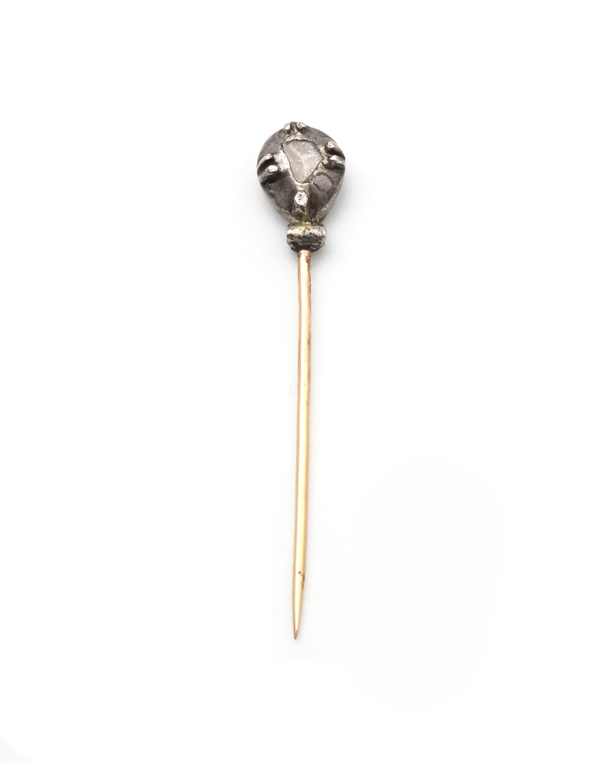 Antique French diamond pin