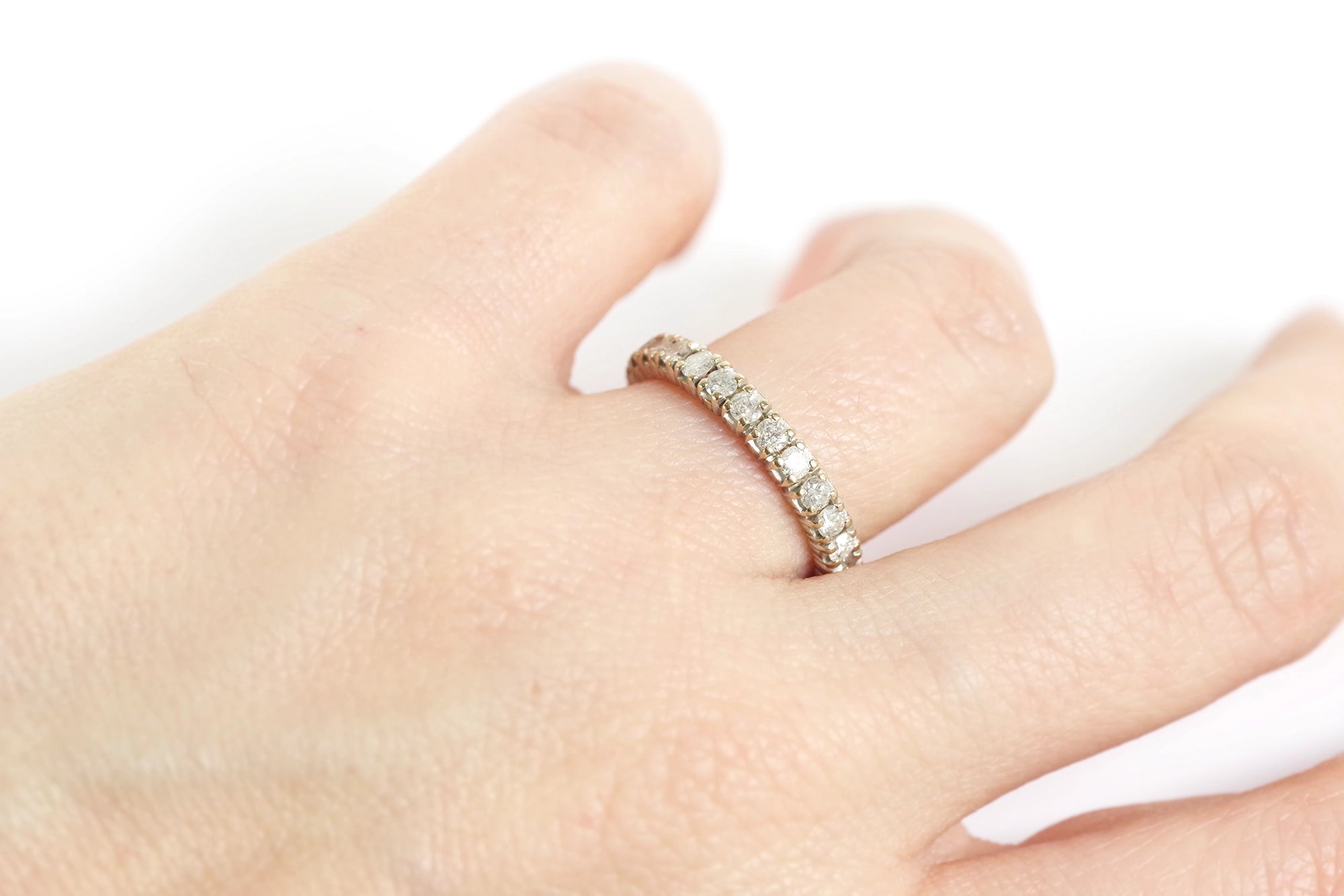 Diamond band ring