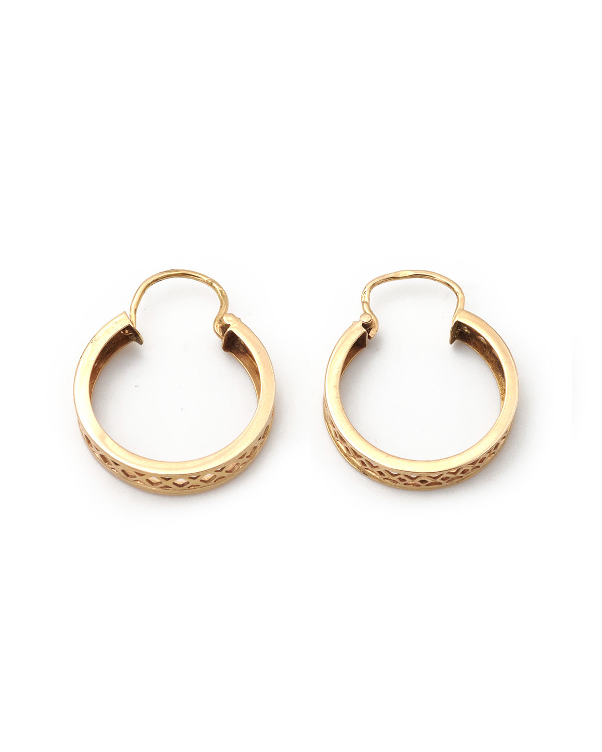 créoles anciennes en or