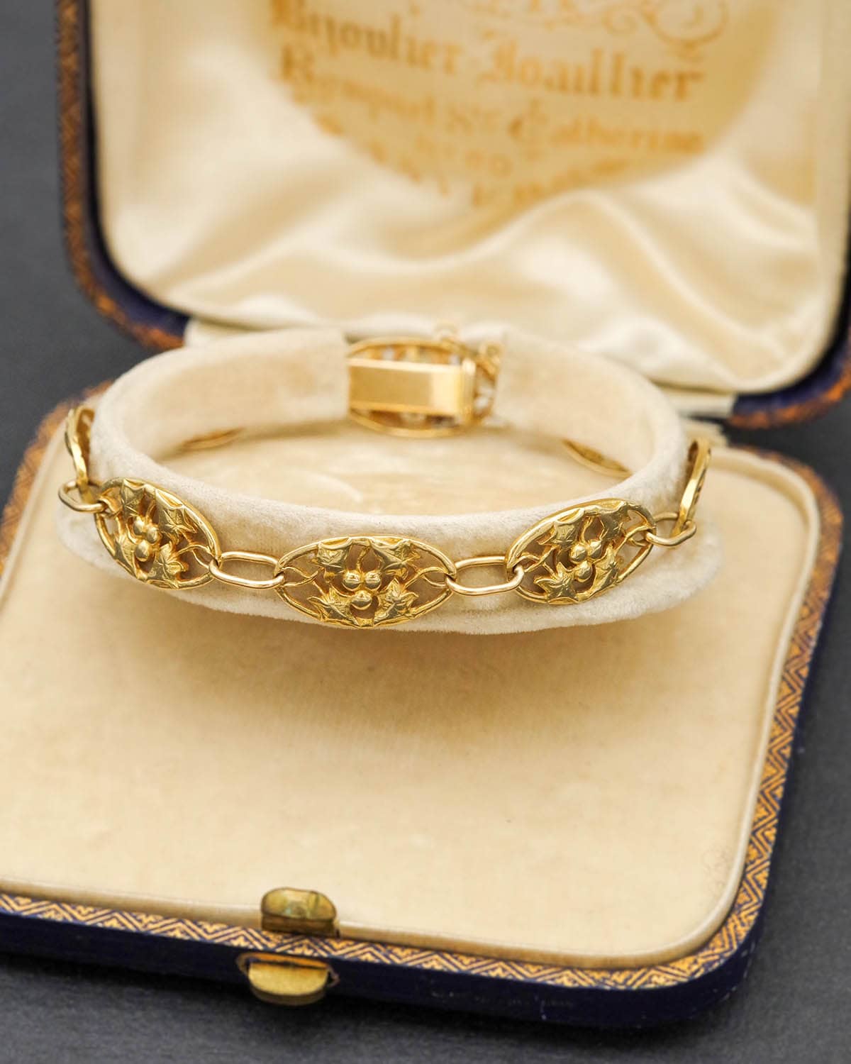 Bracelet lierre art nouveau
