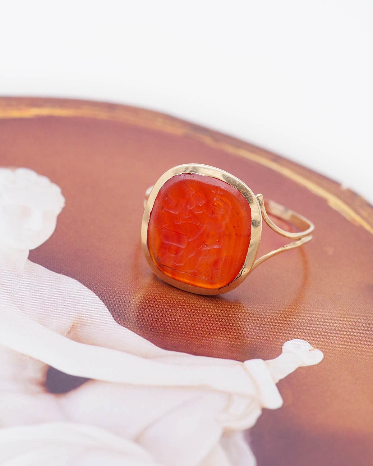 antique intaglio men ring