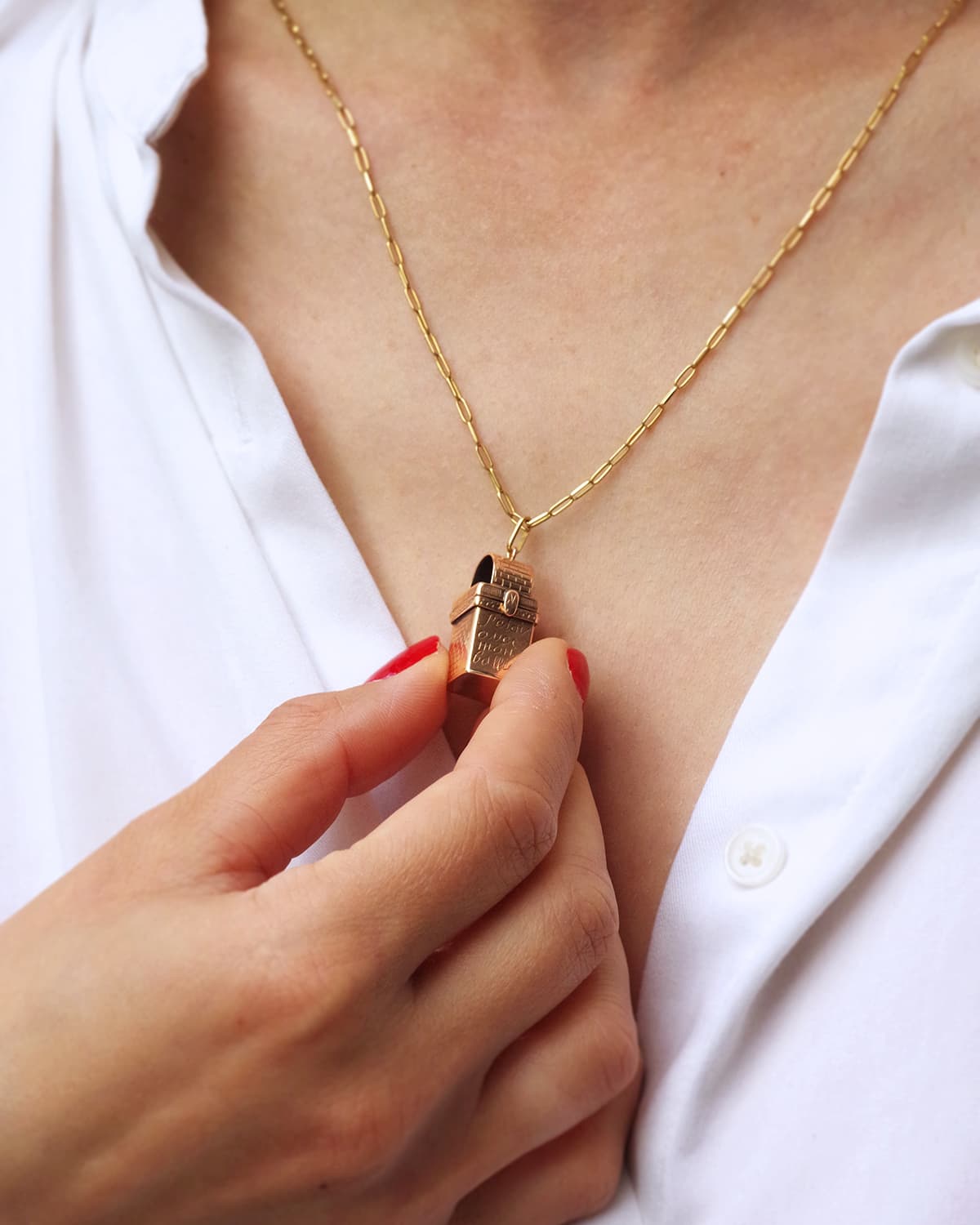 Georgian french posy pendant