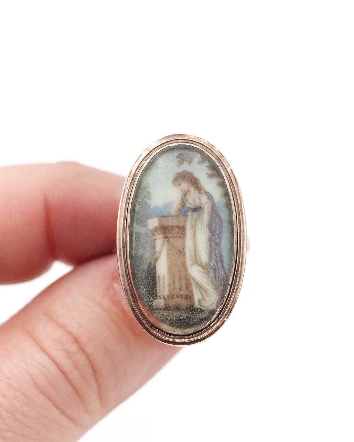 bague de sentiment femme à l'antique