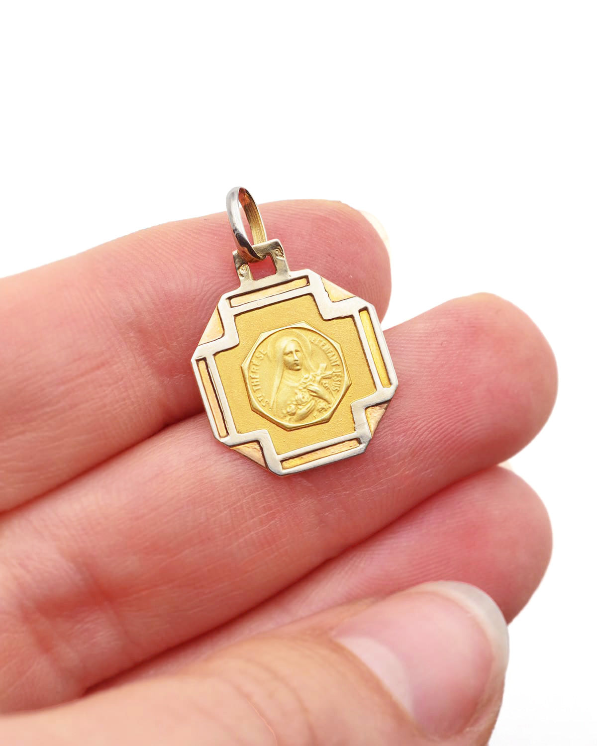 Médaille vintage en or